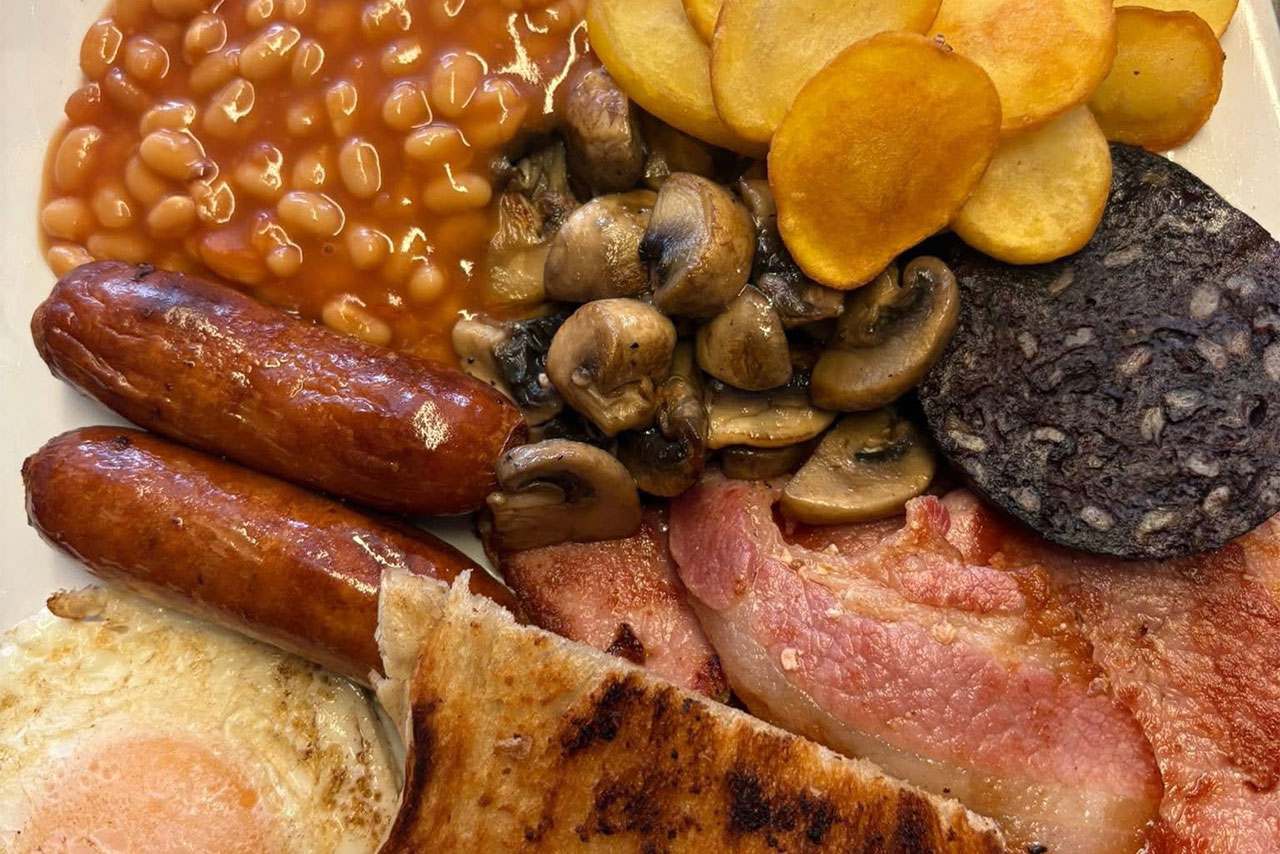 Freshly prepared food at The Angel Inn